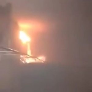 Пожар в ТЦ "Зимняя вишня", видео изнутри