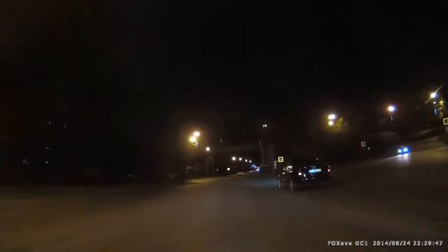 Мото видеорегистратор FOXeye GC1 тест ночь ролик 1 смотреть онлайн