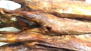 Домашняя баранина горячего копчения на буке. Первый опыт.