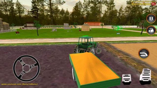 Tractor Farm Truck Driving 3D: Rea USA Farming Simulator (2020) - Best Android GamePlay смотреть онлайн