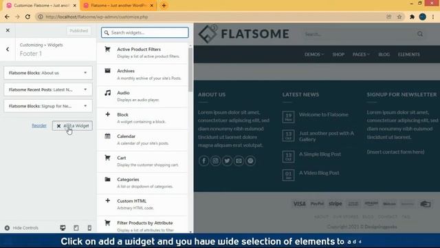Flatsome Tutorial #5 Footer Options, Changing Footer Contents смотреть онлайн