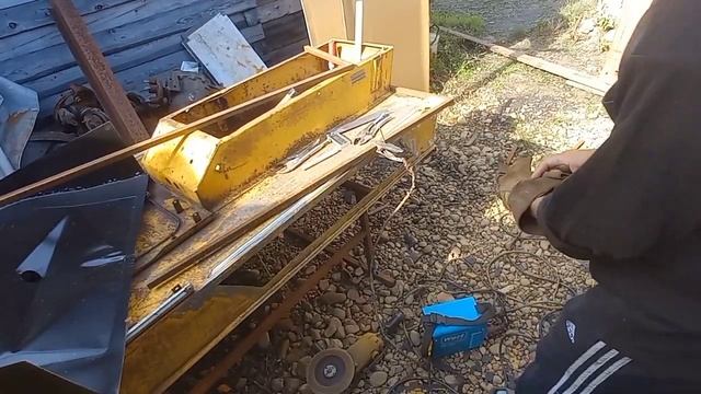 Снегоход Буран.Установка носа лодки,закрепления бортов. смотреть онлайн