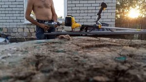 Заводим триммер дрелью