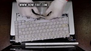 How to replace keyboard on Toshiba Satellite A200, A205, A210, A215 laptop