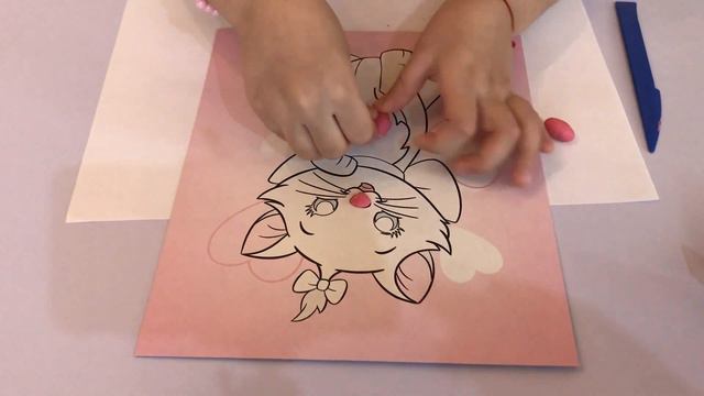 DIY.Как сделать картину из пластилина.