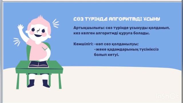 Алгоритмді сөз түрінде ұсыну 5 сынып смотреть онлайн