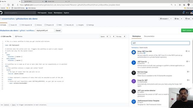GithubActions - Deployment to Azure Kubernetes Service (AKS) смотреть онлайн