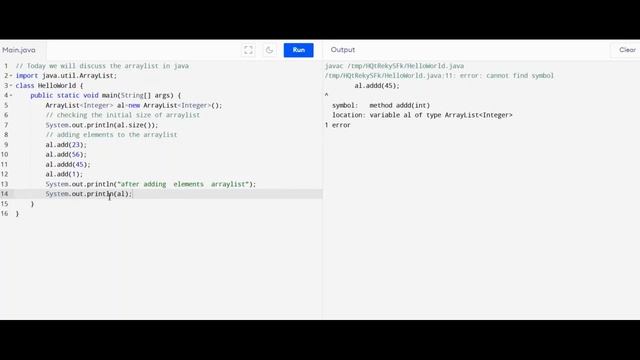 ArrayList in java|beginners