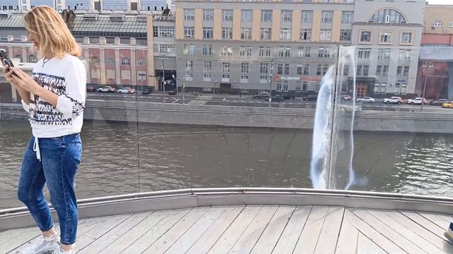 Парящий мост в парке Зарядье?️Москва❤️