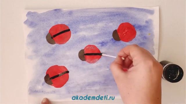 Простая поделка «Божьи коровки». Развивашки своими руками. Поделки с малышами. смотреть онлайн