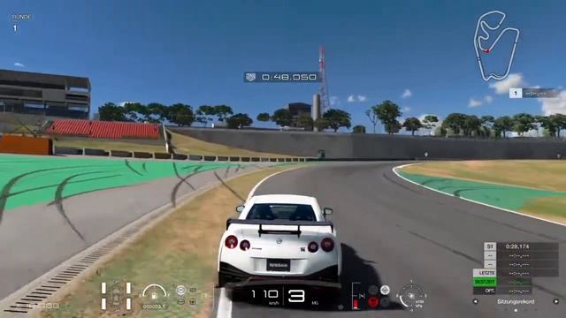 Gran Turismo Sport - Nissan GT-R Nismo Interlagos Lap смотреть онлайн