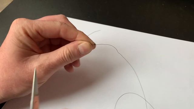 Как привязать вертлюг к основное леске? Другой узел...  Уроки рыбалки от Юрий Радугина.