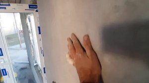 Поставил пластиковые входные двери с панорамным остеклением из дверного профиля. Сюрприз для жены.