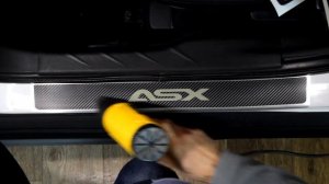 Наклейки на пороги для Mitsubishi ASX (Мицубиси Асх)