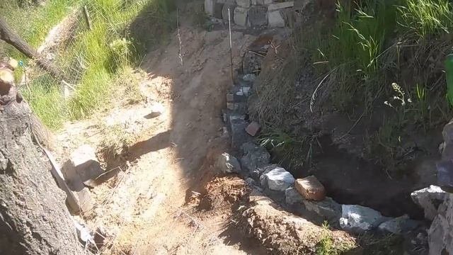 Укрепление склона, продолжение