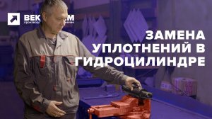 Замена уплотнений в гидроцилиндре Вектор-ПМ