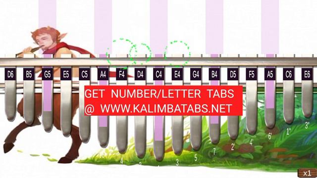 A Narnian Lullaby - The Chronicles Of Narnia | Easy | Kalimba Tutorials | Tabs in Description смотреть онлайн