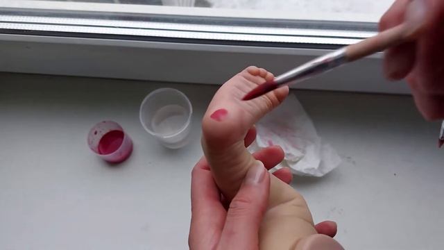 Реборн акрилом. Разбор полётов. Урок для новичков.