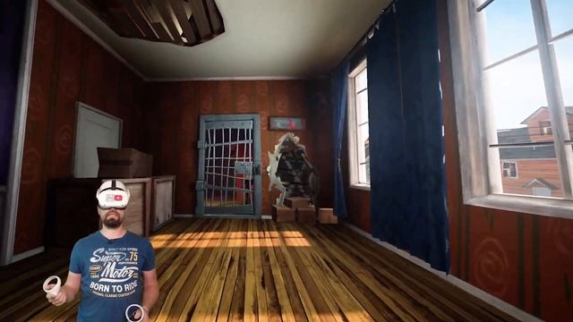 Я СБЕЖАЛ ОТ СОСЕДА В ВИАРЕ! Hello Neighbor VR: Search and Rescue /Часть 3/ смотреть онлайн