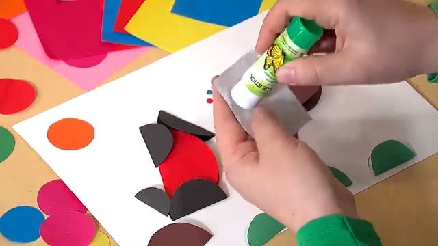 Цветные сны. Аппликация. 8.06.2016. смотреть онлайн