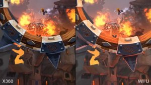 Rayman Legends: Wii U vs. Xbox 360 1080p comparison