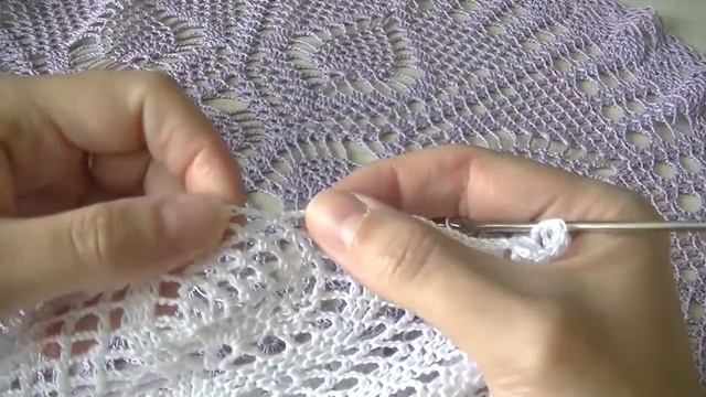 Скатерть" Ананасовый рай". Ряды 76-81. смотреть онлайн