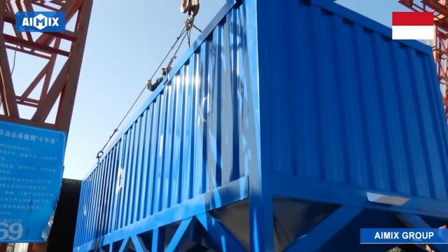 Цементный силос 40 тонн в Гресик, Индонезия