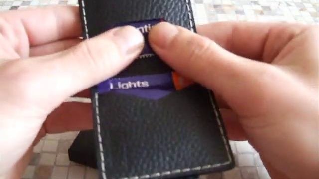 Презервативница из натуральной кожи