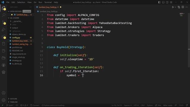 Building a LIVE Algorithmic Trading Bot with Python, Lumibot and Alpaca: A Step by Step Guide