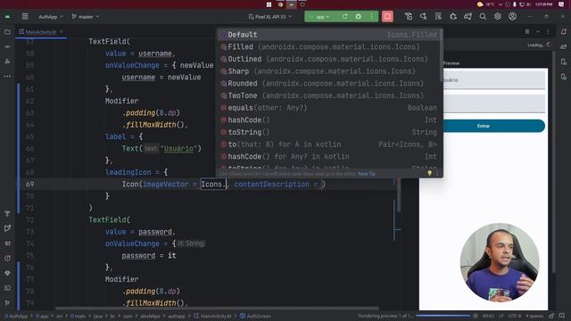 Personalizando tela de login no Android com o Jetpack Compose смотреть онлайн