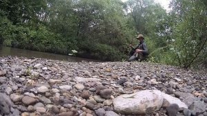 рыбалка в приморском крае. июнь 2017. ловля форели (мальмы) в верховьях реки на спиннинг.