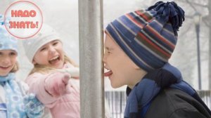 Почему язык прилипает к холодному металлу?