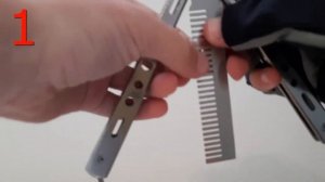 Нож бабочка расчёска!!! BENCHMADE!!!