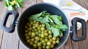 Варенье из крыжовника с мятой