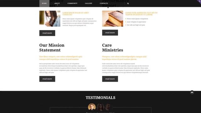 Presbyterian Responsive Website Template by WT - 53923 смотреть онлайн