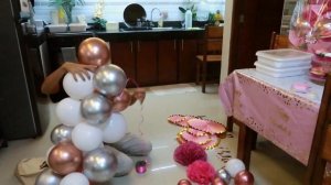 SIMPLE BIRTHDAY DECORATION IDEAS AT HOME | BIRTHDAY BALLOON DECORATION AND BACKGROUND IDEAS