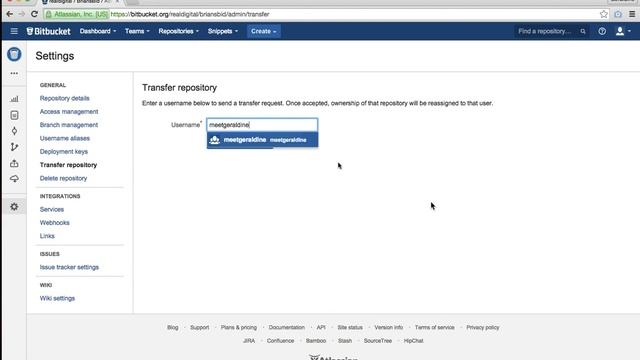 How To Transfer A Repository To Another User in BitBucket | Tutorial смотреть онлайн