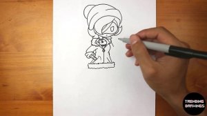 How To Draw Uzi From Murder Drones