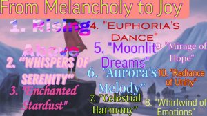 track listing From Melancholy to Joy  lunar stars