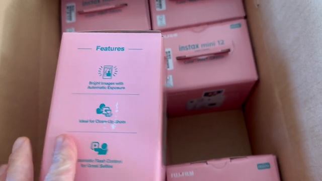 Arrived to our warehouse again:  Fujifilm Instax Mini 12 instant camera (Mint Green).   B2B Sales. смотреть онлайн