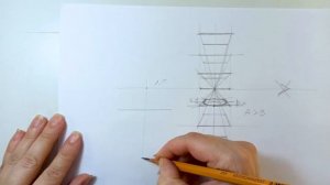 Основы рисунка. Перспектива и построение простых геометрических фигур. Урок 2.
