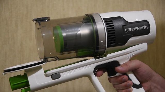 Вертикальный пылесос Greenworks G24SVK4D (обзор + тест) смотреть онлайн