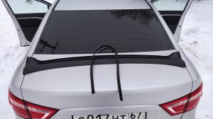 Лада Веста,,,жабо багажника очень полезно !!! БЕЗ СКОТЧА !!!