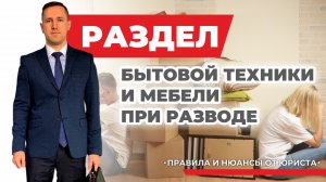 Раздел бытовой техники и мебели при разводе, советы семейного юриста