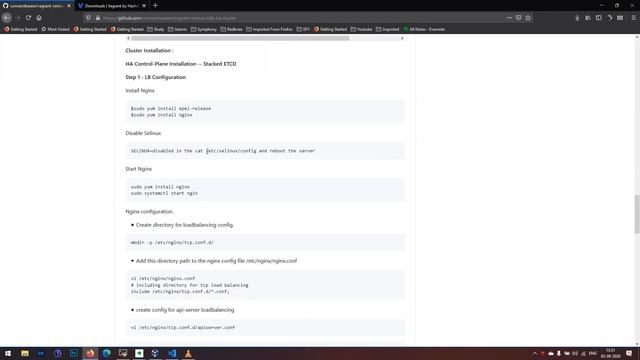 Kubernetes HA cluster setup using kubeadm