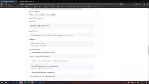 Kubernetes HA cluster setup using kubeadm