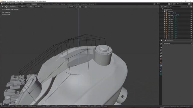 Blender 3d Modeling Timelapse Sci-Fi Robot | Blender 2.9