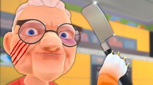 КОТИК ВЗЯЛСЯ ЗА НОЖИ! БАБУЛЯ БЕРЕГИСЬ! I Am Cat VR / Часть 3 /