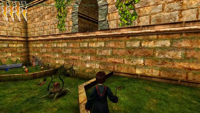 Сонный Гарри, паук и шкура бумсланга. Гарри Поттер и Тайная Комната Прохождение часть 10 смотреть онлайн