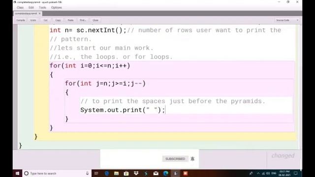 complete pyramid star pattern || in java / by using blue j || easy method || PRAKASH ZONE смотреть онлайн